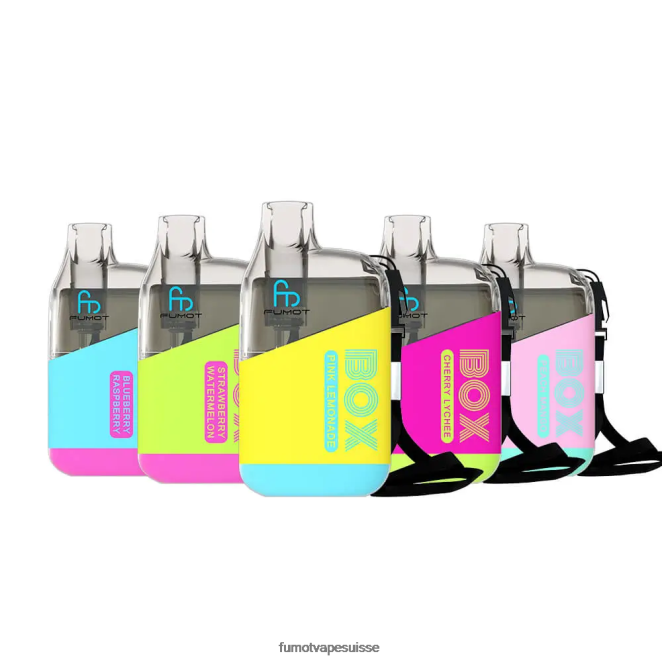 Fumot Tornado boîte 10000 vape pod jetable - 20ml (1 pièce) 24LD352 limonade rose - Fumot Vape