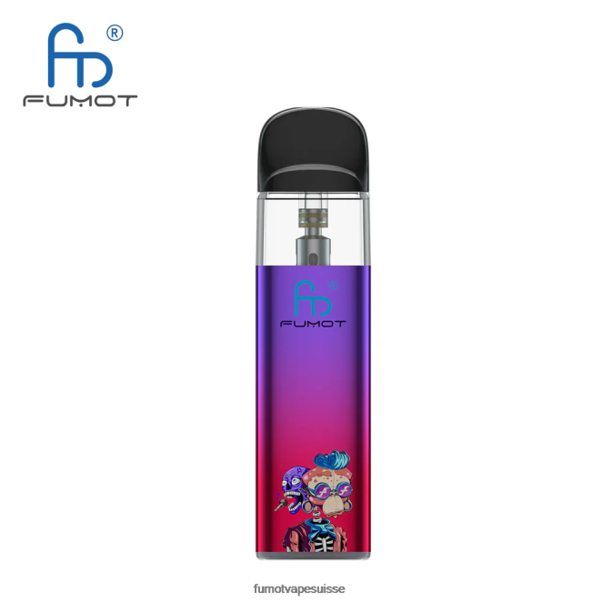 Fumot Dazzle Lite Kit de vape vide conforme à la DPT (1 pièce) 24LD551 vert-violet - Fumot Suisse