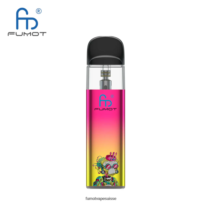 Fumot Dazzle Lite Kit de vape vide conforme à la DPT (1 pièce) 24LD551 vert-violet - Fumot Suisse