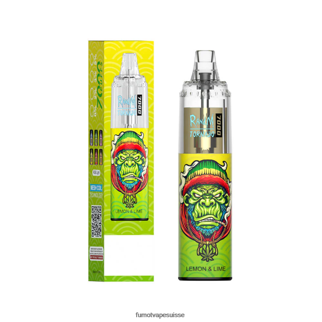 Fumot Tornado Stylo vape jetable 14 ml 7000 (1 pièce) 24LD61 cassis mentholé - Fumot Suisse