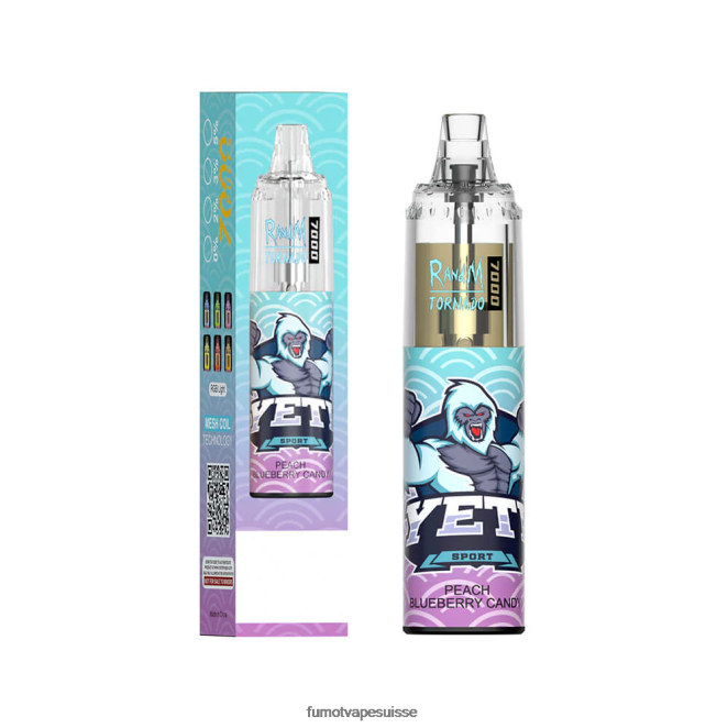 Fumot Tornado Stylo vape jetable 14 ml 7000 (1 pièce) 24LD61 cassis mentholé - Fumot Suisse