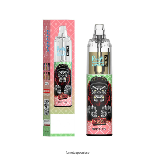 Fumot Tornado Stylo vape jetable 14 ml 7000 (1 pièce) 24LD61 cassis mentholé - Fumot Suisse