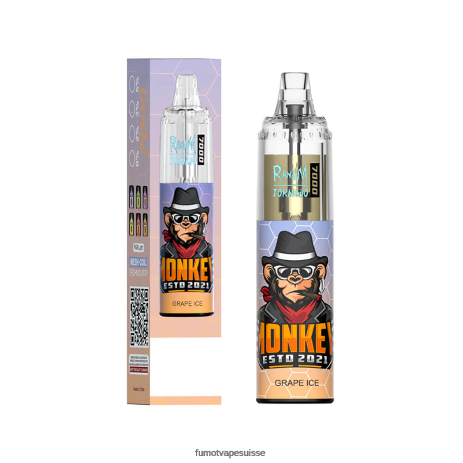 Fumot Tornado Stylo vape jetable 14 ml 7000 (1 pièce) 24LD61 cassis mentholé - Fumot Suisse